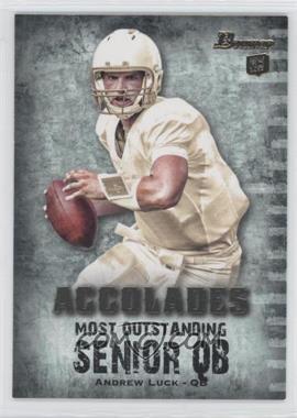 2012 Bowman - Accolades #BAC-AL3 - Andrew Luck