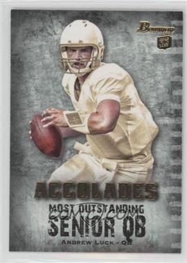 2012 Bowman - Accolades #BAC-AL3 - Andrew Luck