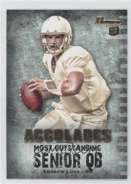 2012 Bowman - Accolades #BAC-AL3 - Andrew Luck