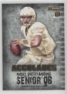 2012 Bowman - Accolades #BAC-AL3 - Andrew Luck