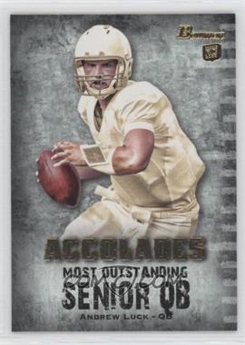 2012 Bowman - Accolades #BAC-AL3 - Andrew Luck