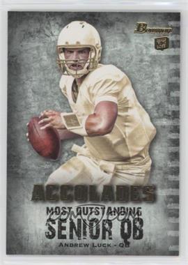 2012 Bowman - Accolades #BAC-AL3 - Andrew Luck