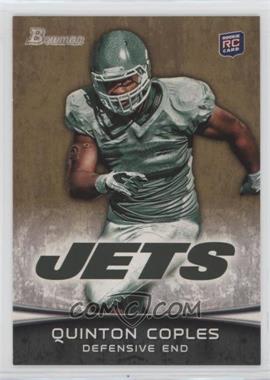 2012 Bowman - [Base] - Gold #170 - Quinton Coples