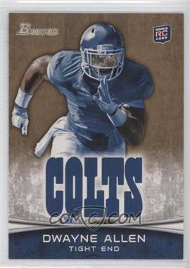 2012 Bowman - [Base] - Gold #176 - Dwayne Allen