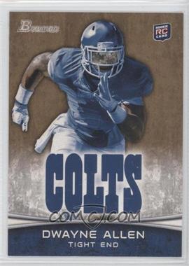 2012 Bowman - [Base] - Gold #176 - Dwayne Allen