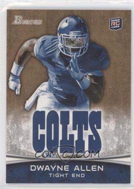 2012 Bowman - [Base] - Gold #176 - Dwayne Allen