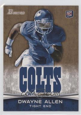 2012 Bowman - [Base] - Gold #176 - Dwayne Allen