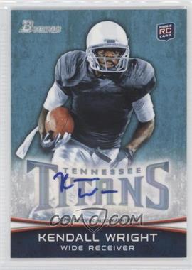 2012 Bowman - [Base] - Rookie Autograph #129 - Kendall Wright