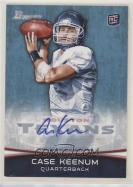 2012 Bowman - [Base] - Rookie Autograph #196 - Case Keenum