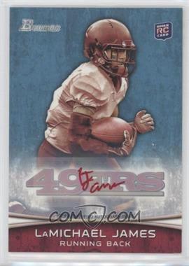 2012 Bowman - [Base] - Rookie Red Ink Autograph #132 - LaMichael James