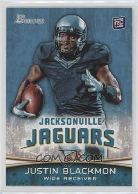 2012 Bowman - [Base] #130.1 - Justin Blackmon (Ball in Right Hand/Green Jersey)