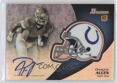 2012 Bowman - Chrome Rookie Autographs #BCRA-DA - Dwayne Allen