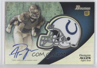 2012 Bowman - Chrome Rookie Autographs #BCRA-DA - Dwayne Allen