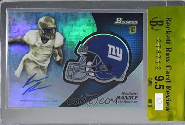 2012 Bowman - Chrome Rookie Autographs #BCRA-RR - Rueben Randle [BRCR 9.5]