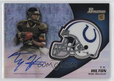 2012 Bowman - Chrome Rookie Autographs #BCRA-TH - T.Y. Hilton