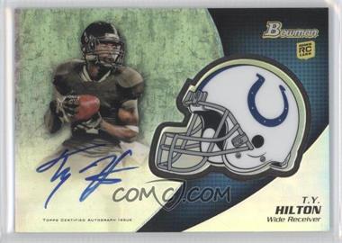 2012 Bowman - Chrome Rookie Autographs #BCRA-TH - T.Y. Hilton