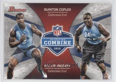 2012 Bowman - Combine Competition #CC-CI - Melvin Ingram, Quinton Coples