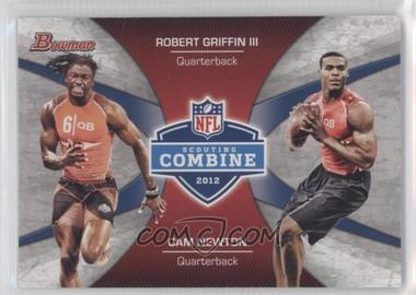 2012 Bowman - Combine Competition #CC-GN - Robert Griffin III, Cam Newton