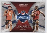 Andrew Luck, Cam Newton