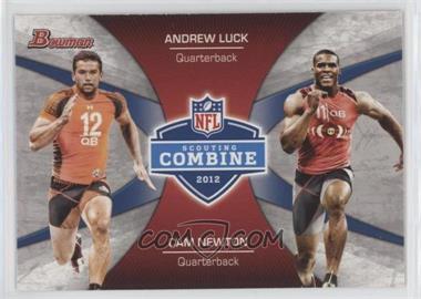 2012 Bowman - Combine Competition #CC-LN - Andrew Luck, Cam Newton [Good to VG‑EX]