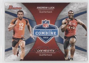 2012 Bowman - Combine Competition #CC-LN - Andrew Luck, Cam Newton