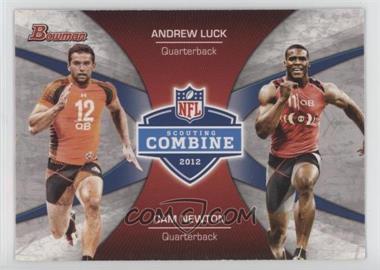 2012 Bowman - Combine Competition #CC-LN - Andrew Luck, Cam Newton