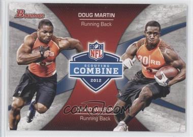 2012 Bowman - Combine Competition #CC-MW - Doug Martin, David Wilson