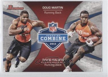 2012 Bowman - Combine Competition #CC-MW - Doug Martin, David Wilson