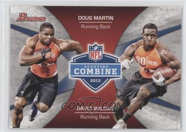 2012 Bowman - Combine Competition #CC-MW - Doug Martin, David Wilson