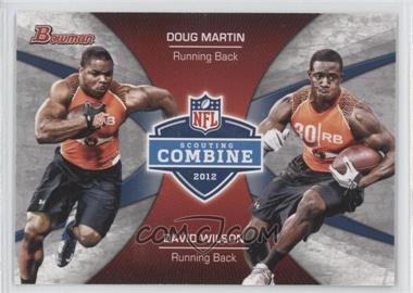 2012 Bowman - Combine Competition #CC-MW - Doug Martin, David Wilson