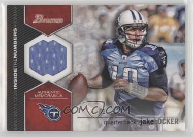 2012 Bowman - Inside the Numbers Relics #ITNR-JL - Jake Locker [EX to NM]