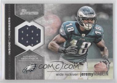 2012 Bowman - Inside the Numbers Relics #ITNR-JM - Jeremy Maclin