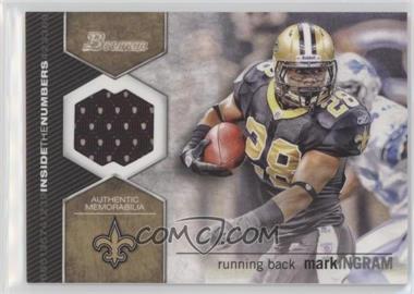 2012 Bowman - Inside the Numbers Relics #ITNR-MI - Mark Ingram