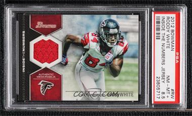 2012 Bowman - Inside the Numbers Relics #ITNR-RW - Roddy White [PSA 8.5 NM‑MT+]