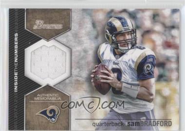 2012 Bowman - Inside the Numbers Relics #ITNR-SB - Sam Bradford