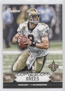 2012 Bowman - Inside the Numbers #ITN-DB - Drew Brees