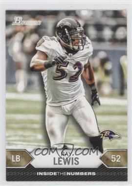 2012 Bowman - Inside the Numbers #ITN-RL - Ray Lewis