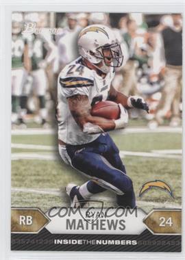 2012 Bowman - Inside the Numbers #ITN-RMA - Ryan Mathews