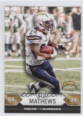 2012 Bowman - Inside the Numbers #ITN-RMA - Ryan Mathews