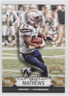 2012 Bowman - Inside the Numbers #ITN-RMA - Ryan Mathews