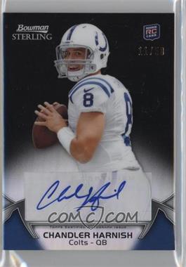 2012 Bowman Sterling - [Base] - Black Refractor Autographs #29 - Chandler Harnish /50