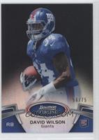 David Wilson #/75