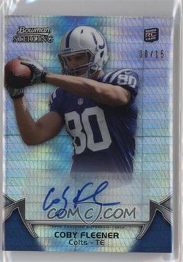 2012 Bowman Sterling - [Base] - Prism Refractor Autographs #27 - Coby Fleener /15