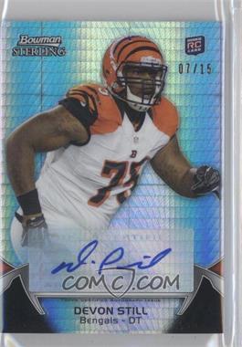 2012 Bowman Sterling - [Base] - Prism Refractor Autographs #95 - Devon Still /15