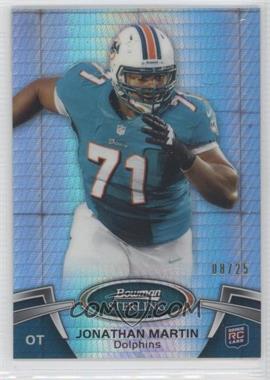 2012 Bowman Sterling - [Base] - Prism Refractor #58 - Jonathan Martin /25