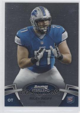 2012 Bowman Sterling - [Base] #3 - Riley Reiff