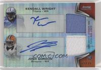 Kendall Wright, Josh Gordon #/20