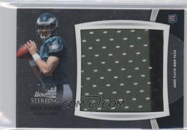 2012 Bowman Sterling - Jumbo Rookie Patch Box Topper #BSJRP-NF - Nick Foles /99