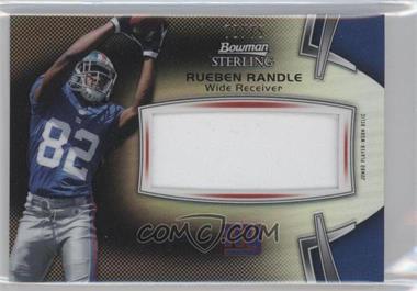 2012 Bowman Sterling - Jumbo Rookie Relic - Black Refractor #BSJRR-RR - Rueben Randle /75