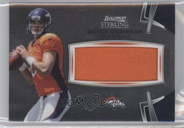 2012 Bowman Sterling - Jumbo Rookie Relic #BSJRR-BO - Brock Osweiler